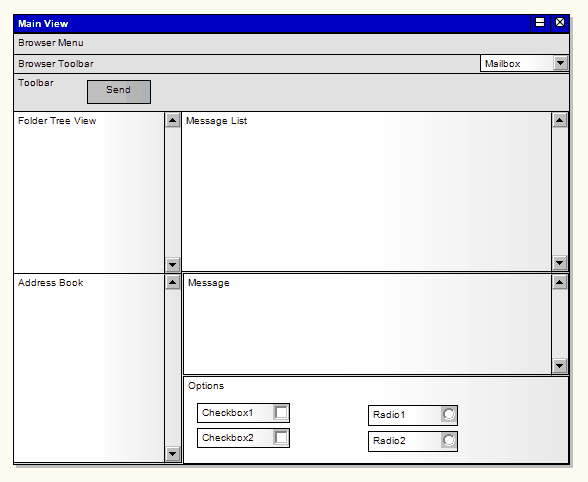 Example of a User Interface Diagram